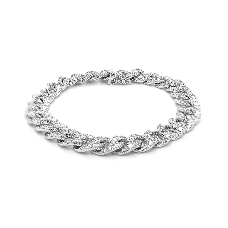 Золотой браслет с бриллиантами