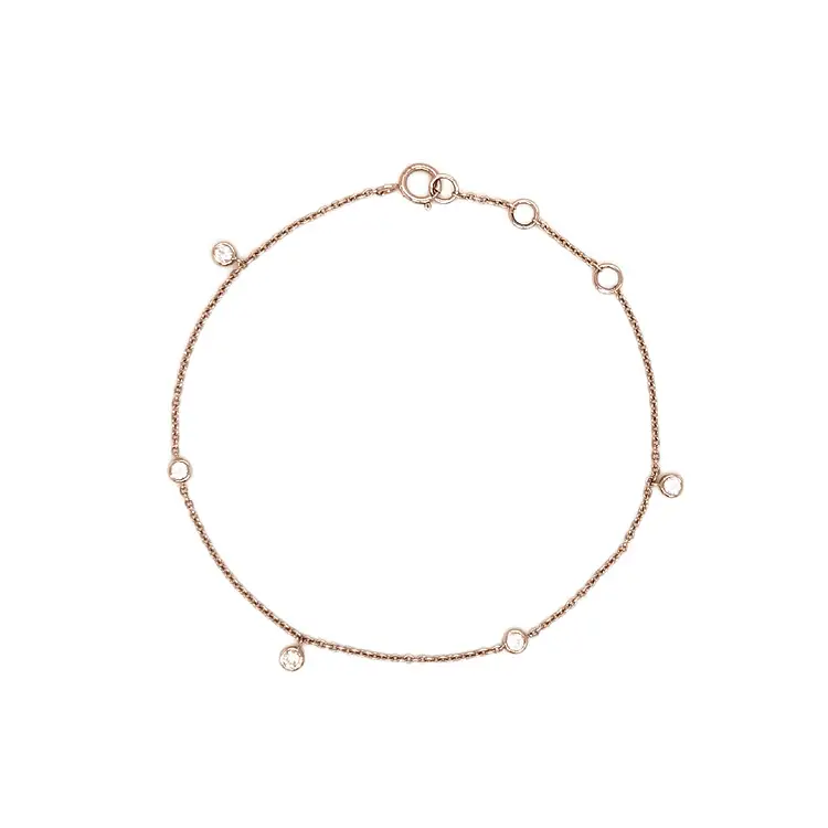 Золотой браслет с бриллиантами