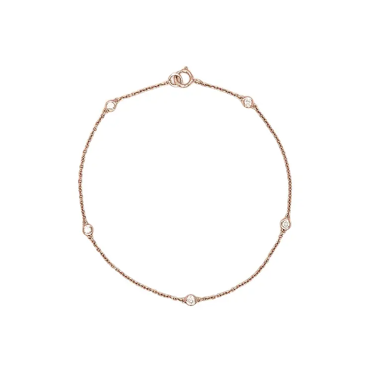 Золотой браслет с бриллиантами