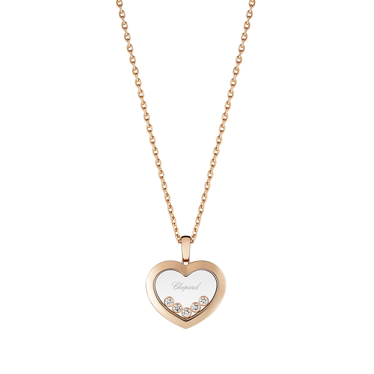 Золотое колье Chopard Happy Diamonds 79A038-5001