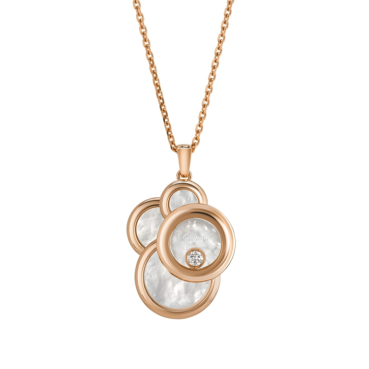 Золотой кулон Chopard Happy Diamonds 799888-5008