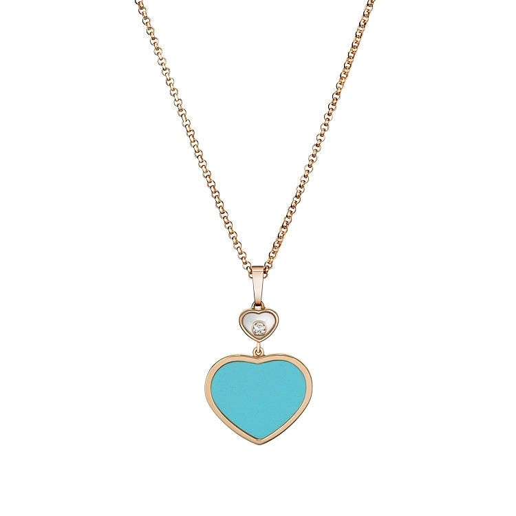 Золотой кулон Chopard Счастливые сердца 797482-5401