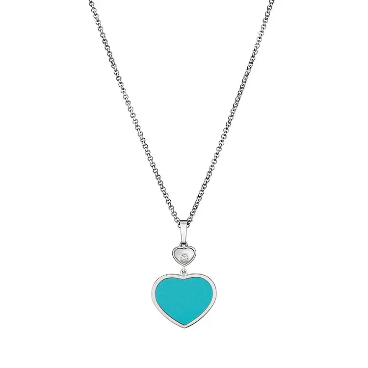 Золотой кулон Chopard Счастливые сердца 797482-1401