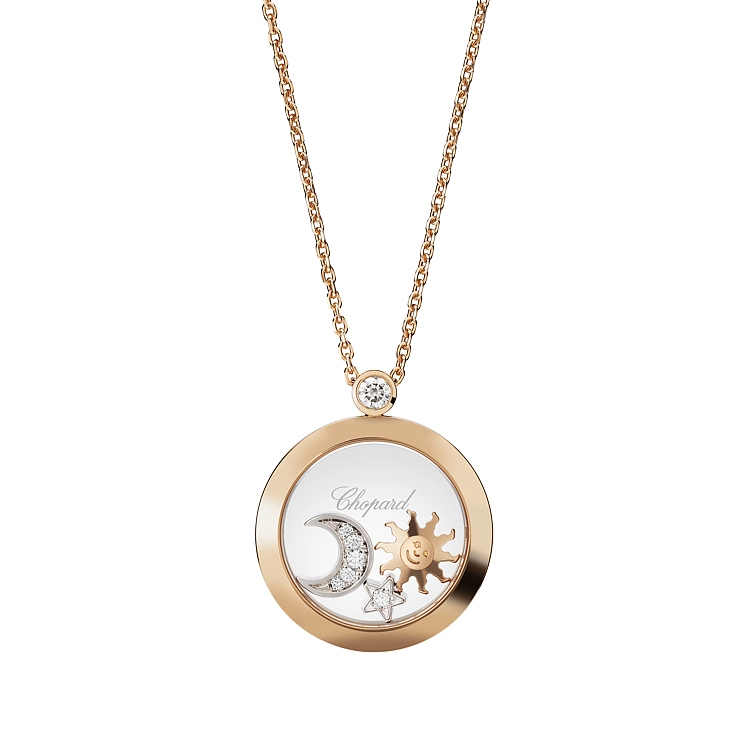 Золотой кулон Chopard Happy Diamonds 799434-5201
