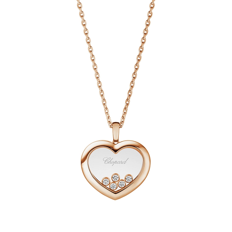 Золотой кулон Chopard Happy Diamonds 79A039-5001