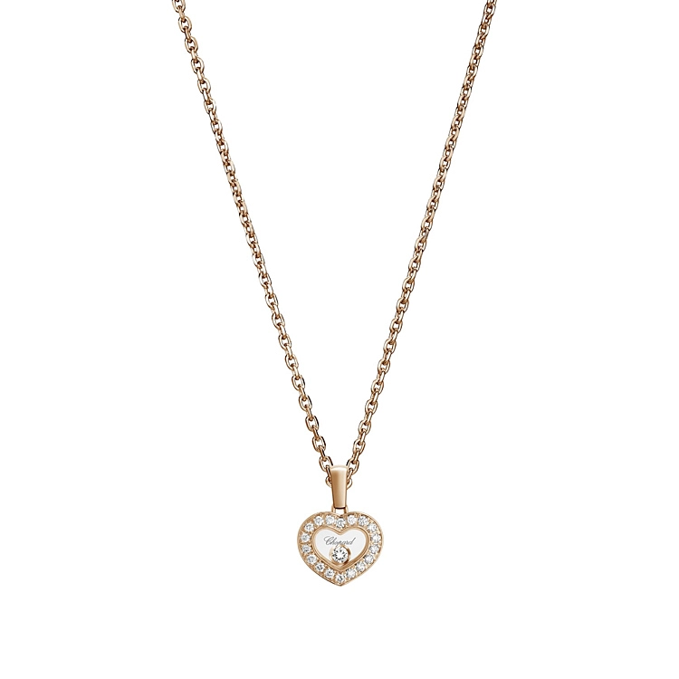 Золотой кулон Chopard Happy Diamonds 79A054-5201