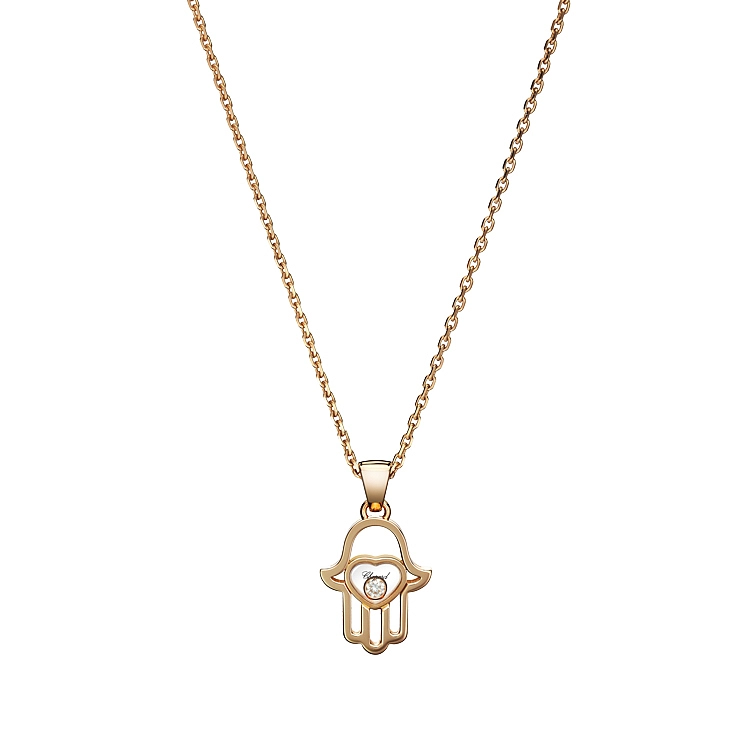 Золотой кулон Chopard Happy Diamonds 797864-5001