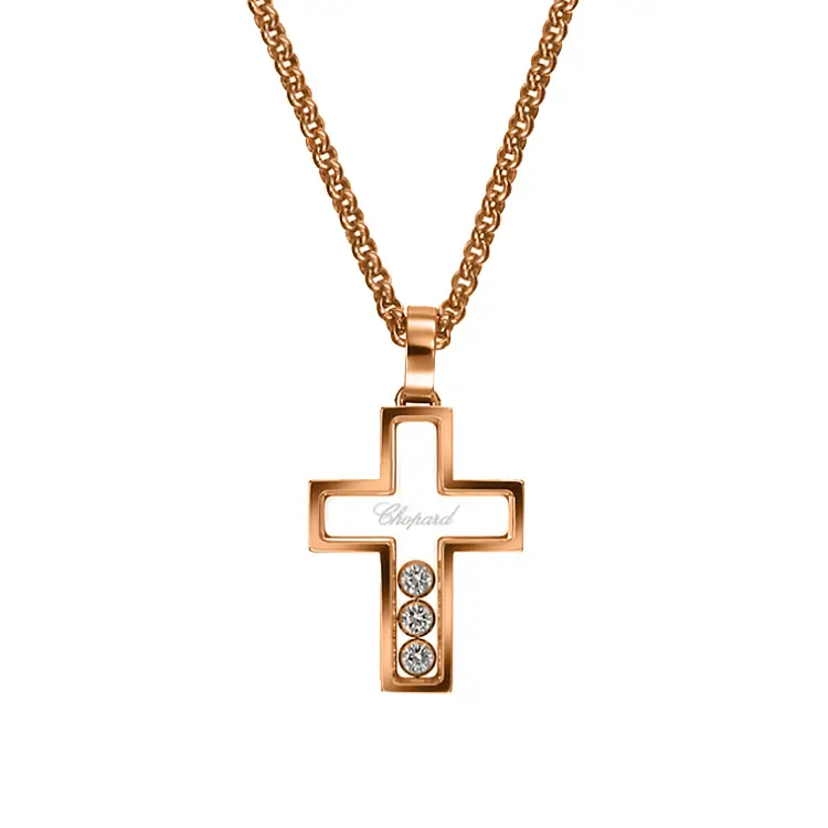 Золотой кулон Chopard Happy Diamonds 794009-5001