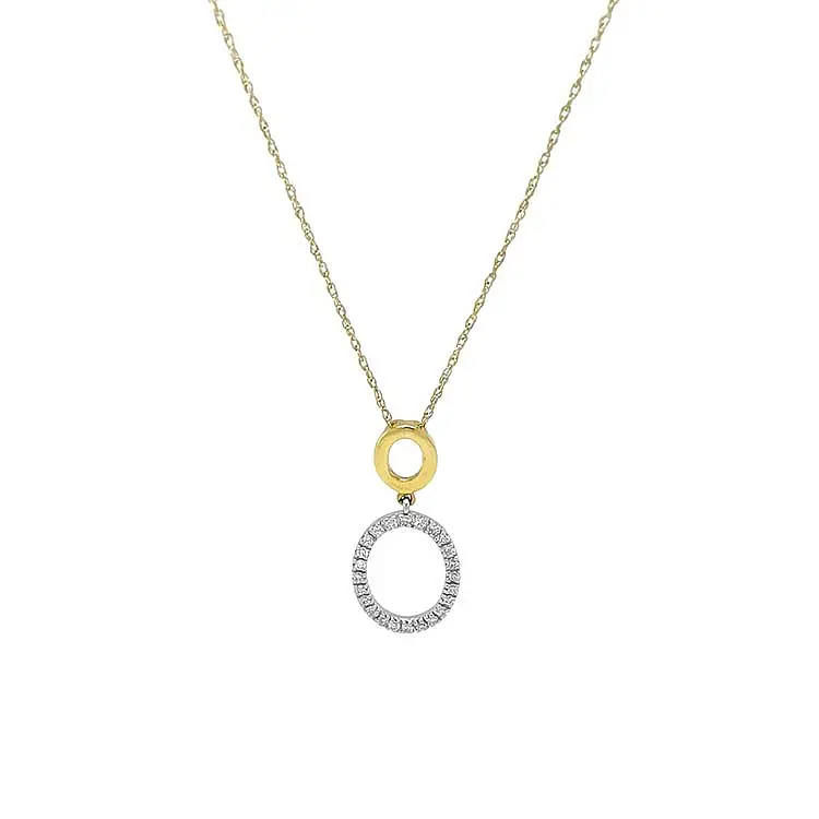 Золотая подвеска с бриллиантами