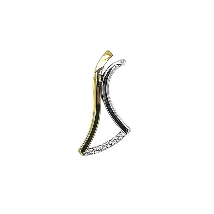 Золотая подвеска с бриллиантами