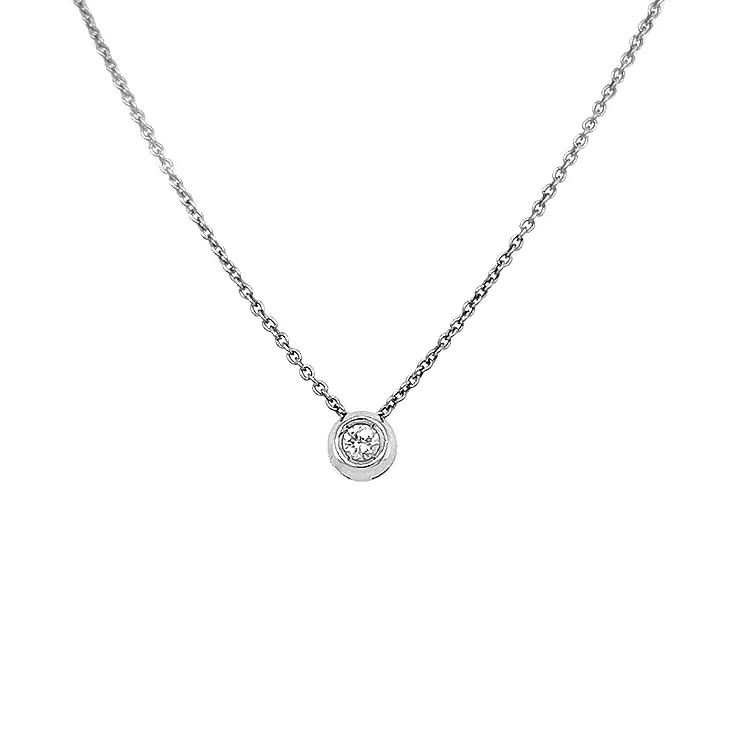 Золотая подвеска с бриллиантом