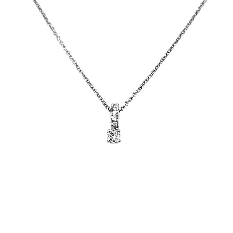 Золотая подвеска с бриллиантами