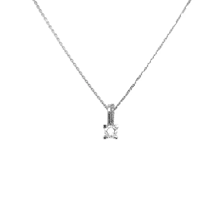 Золотая подвеска с бриллиантами