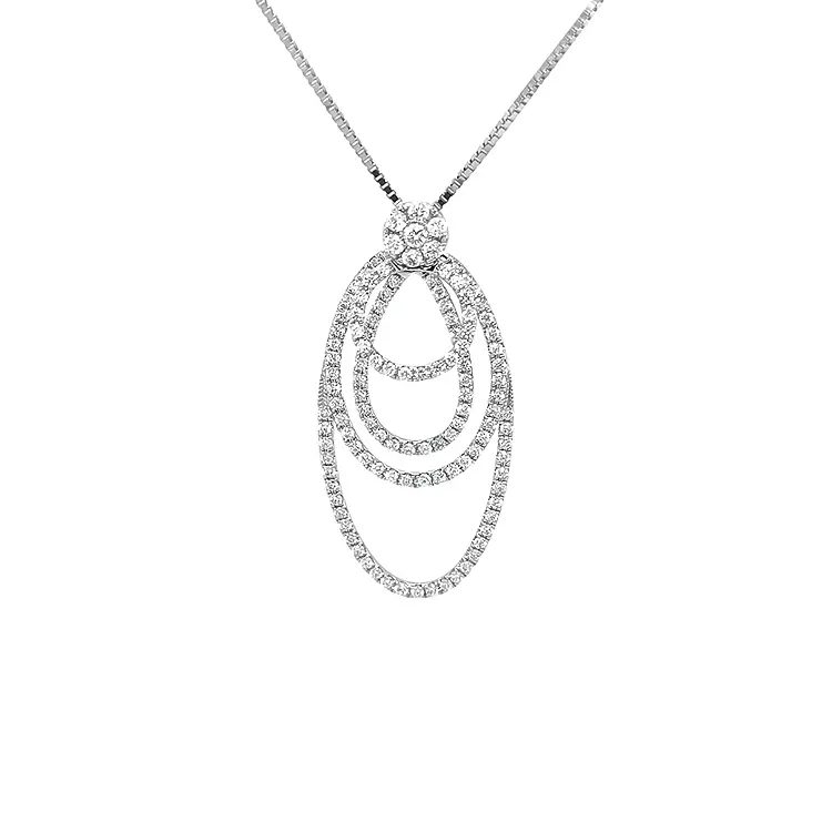 Золотая подвеска с бриллиантами