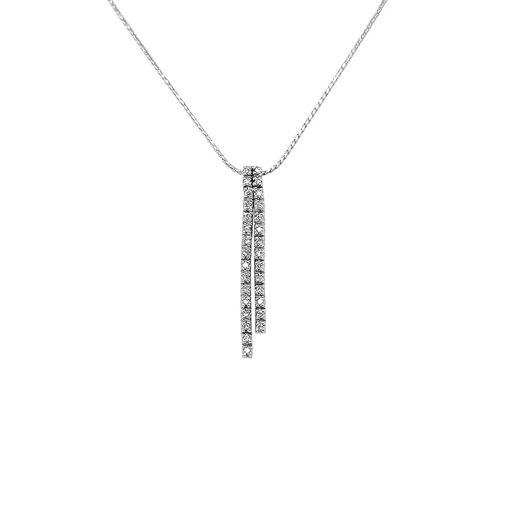 Золотая подвеска с бриллиантами