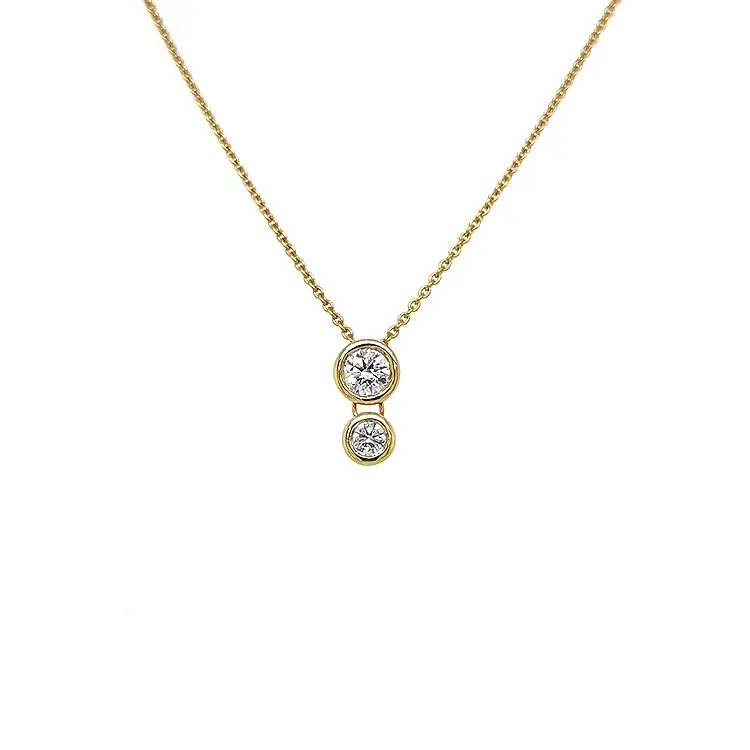 Золотая подвеска с бриллиантами