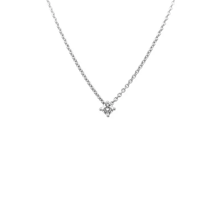 Золотая подвеска с бриллиантом