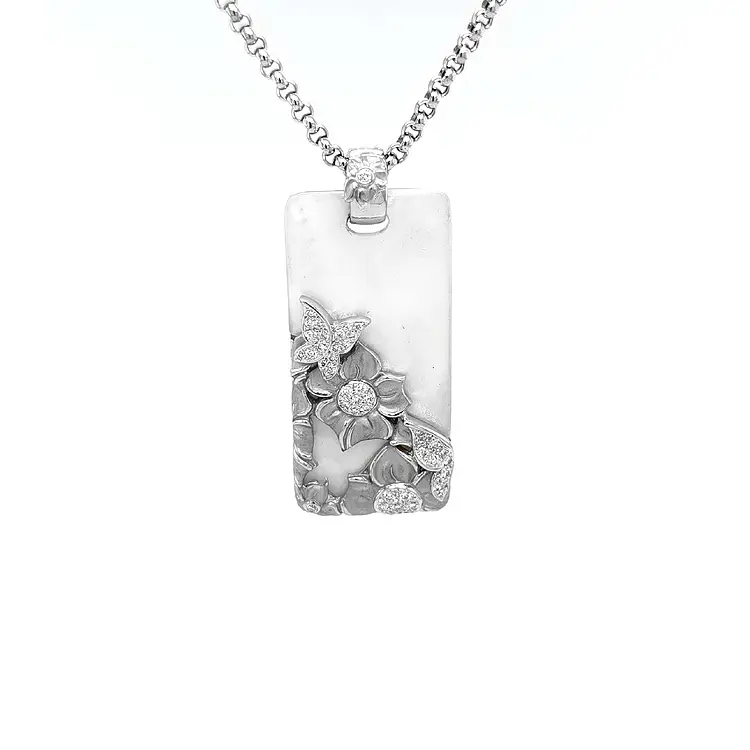 Золотая подвеска Carrera y Carrera Collar Sky Mariposas