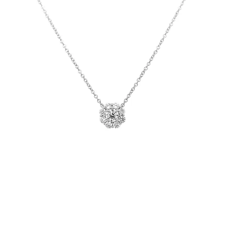 Золотая подвеска с бриллиантами