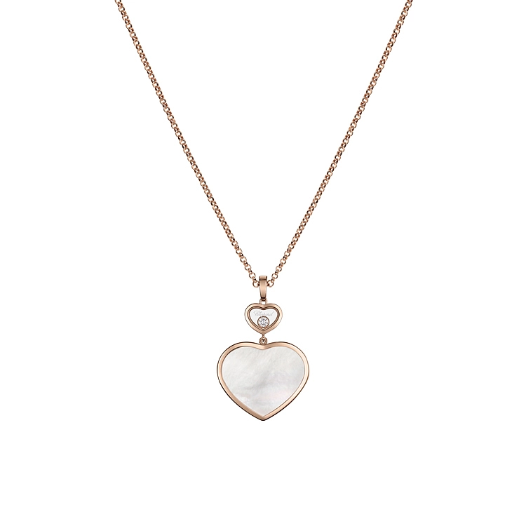 Золотой кулон Chopard Счастливые сердца 79A075-5301