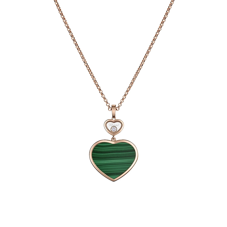 Золотой кулон Chopard Счастливые сердца 79A075-5151