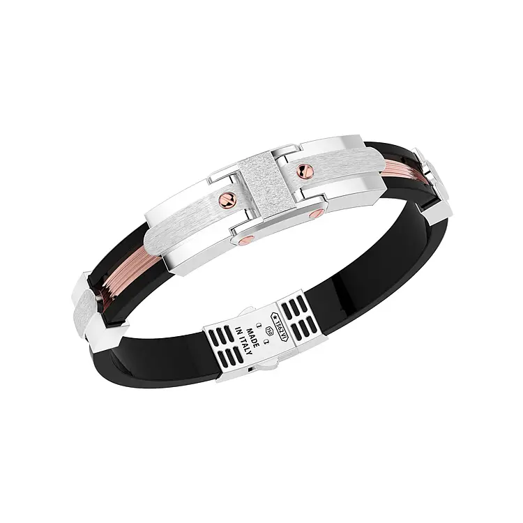 Золотой браслет Zancan EB637BR