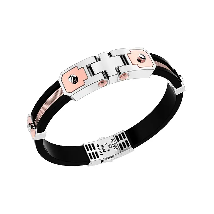 Золотой браслет Zancan EB641BR