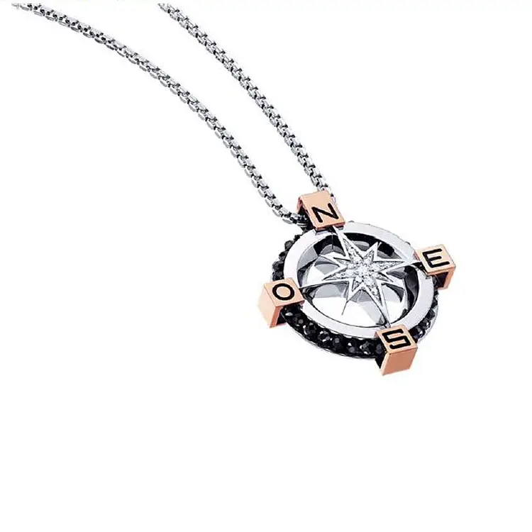 Золотая подвеска Zancan Black Magic EC245RB60