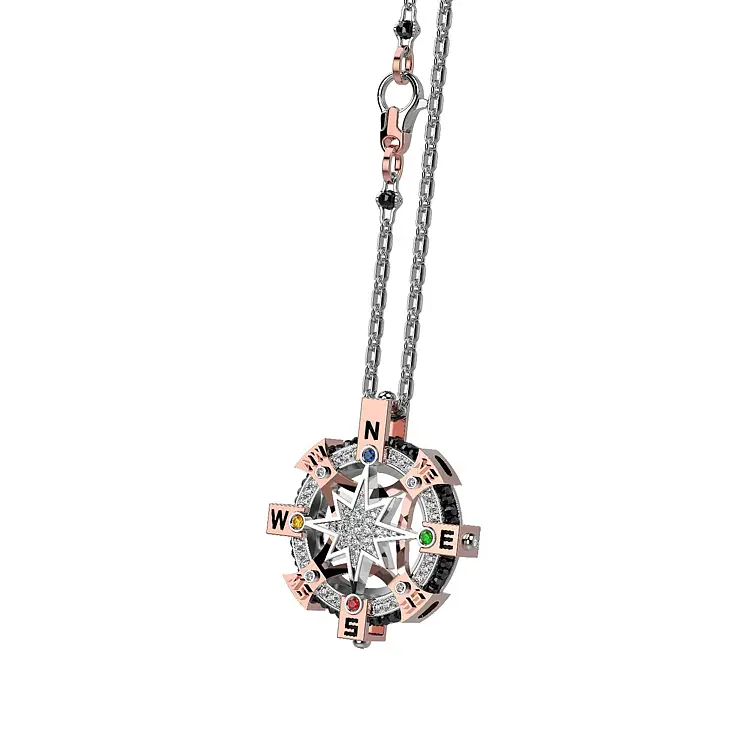 Золотая подвеска Zancan EC514BR60