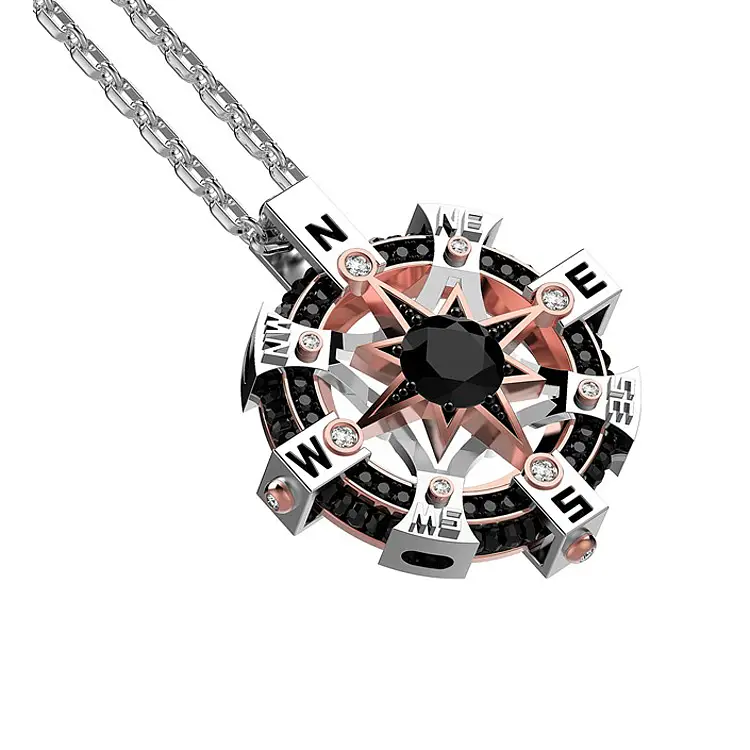 Золотая подвеска Zancan EC616BR60