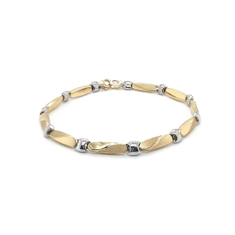 Женский браслет из комбинированного золота