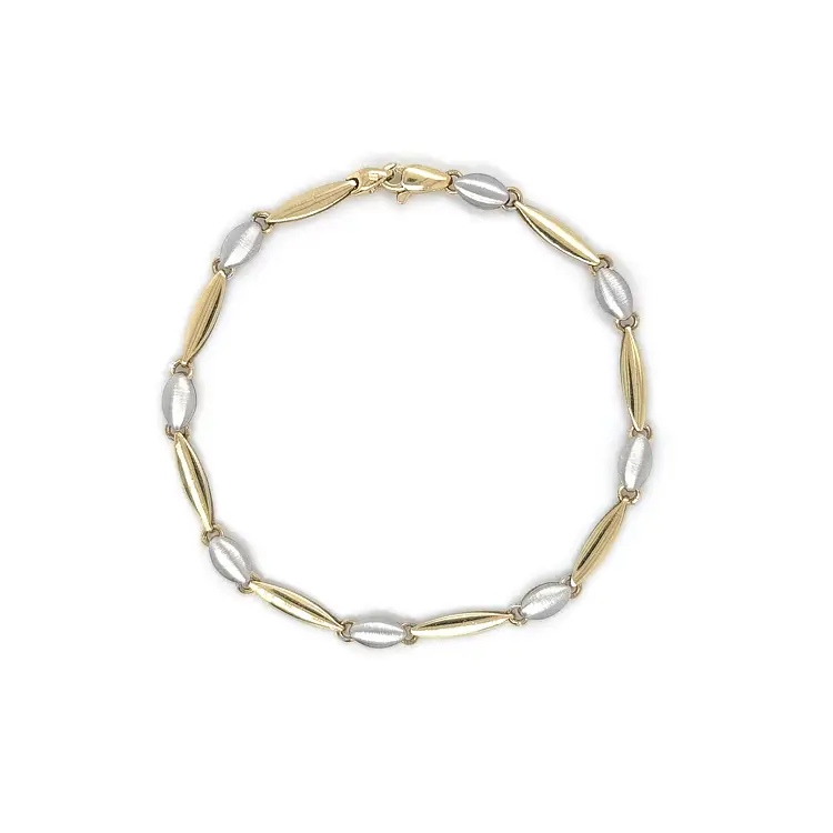 Золотой женский браслет из комбинированного золота