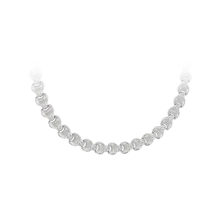 Женское ожерелье из белого золота