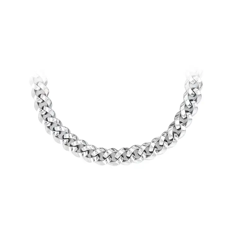 Женская цепочка из белого золота