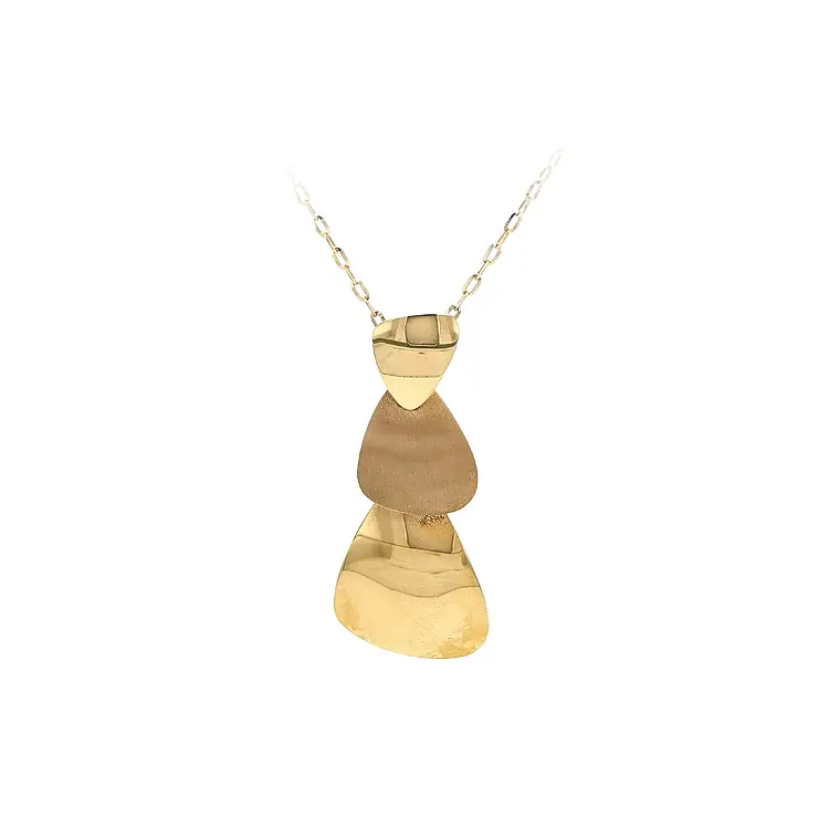 Золотое женское ожерелье