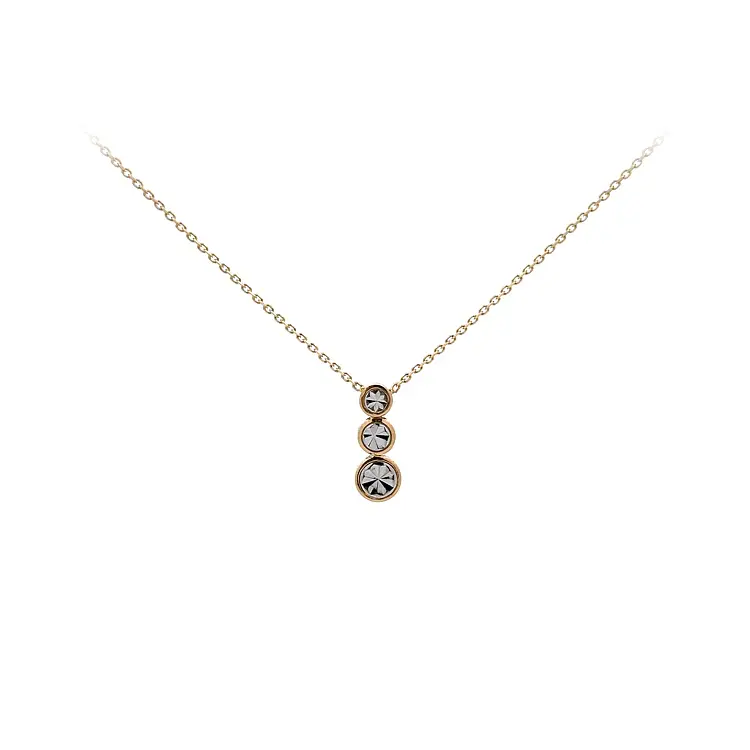 Ожерелье из комбинированного золота