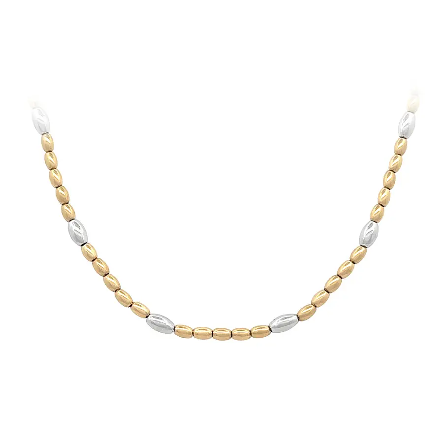 Ожерелье из комбинированного золота