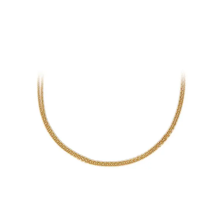 Золотая двойная цепь Anker