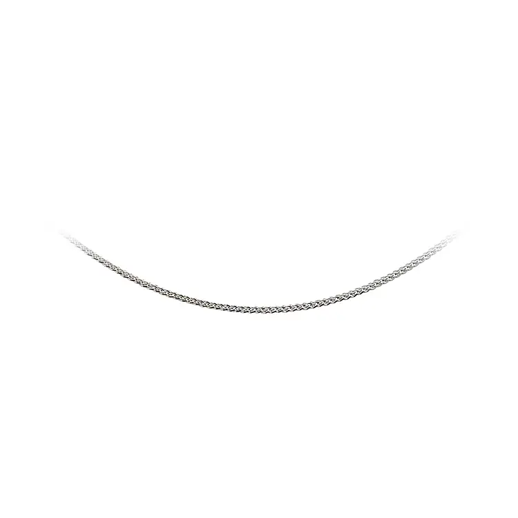 Цепочка из белого золота 'Хвост лисы