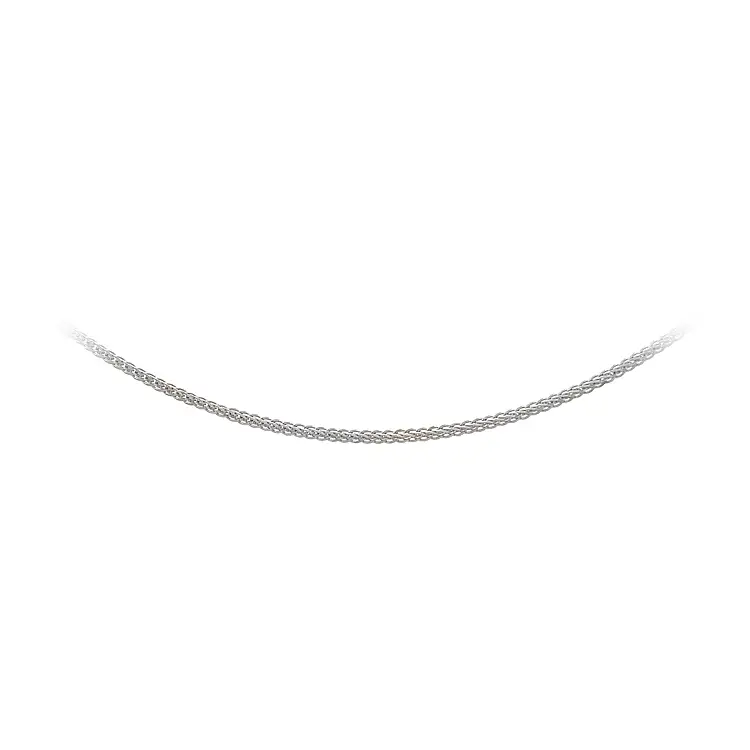 Цепочка из белого золота 'Хвост лисы