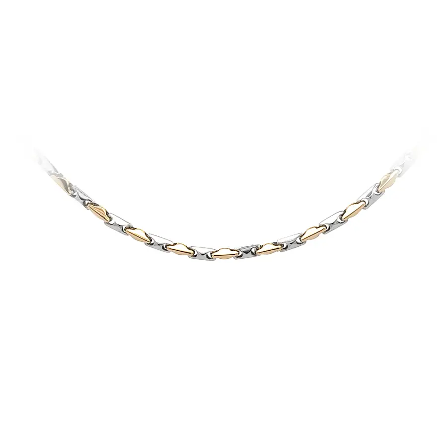 Ожерелье из комбинированного золота