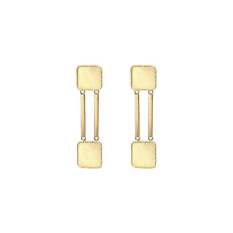 Золотые серьги-пусеты