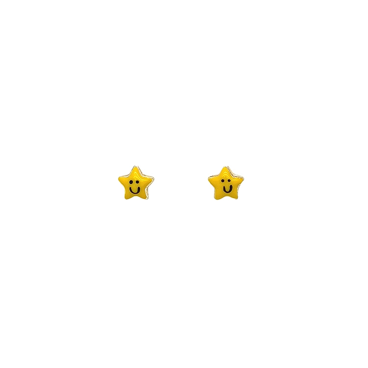 Золотые серьги Baby Star