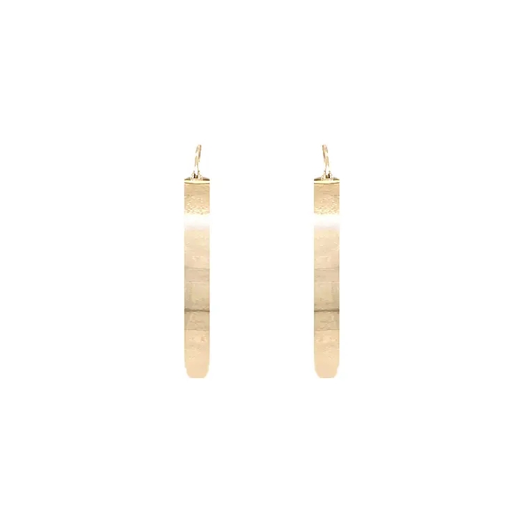 Золотые круглые серьги