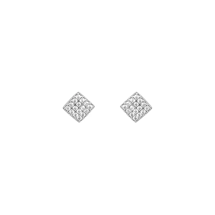 Золотые серьги Серьги с цирконами