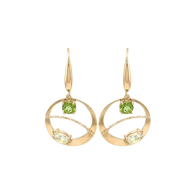 Золотые серьги-пусеты