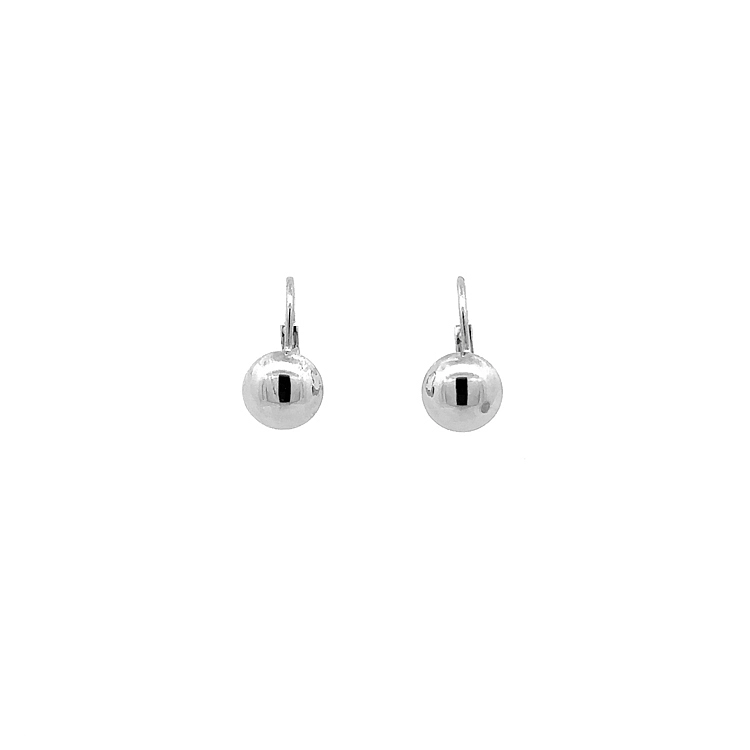 Серьги из белого золота