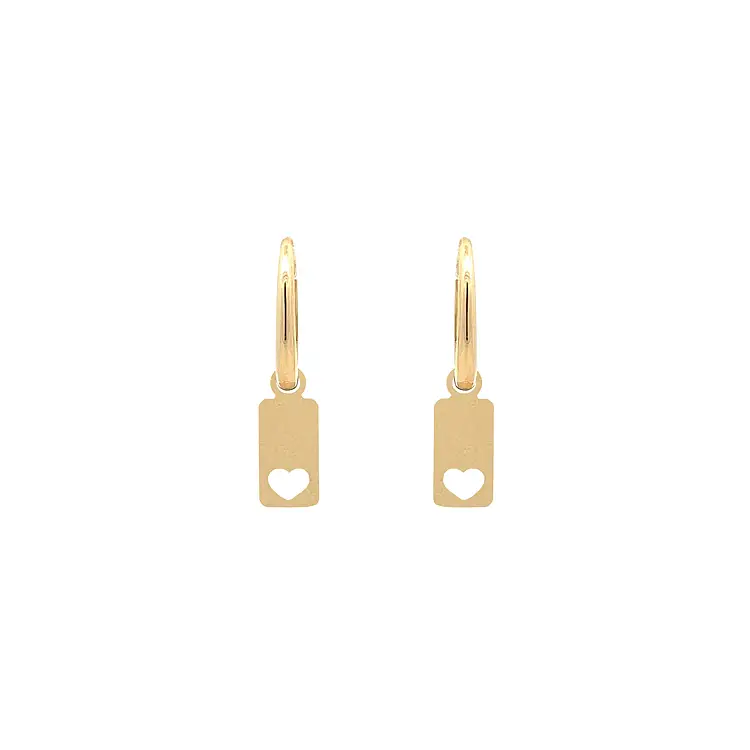 Золотые серьги-пусеты