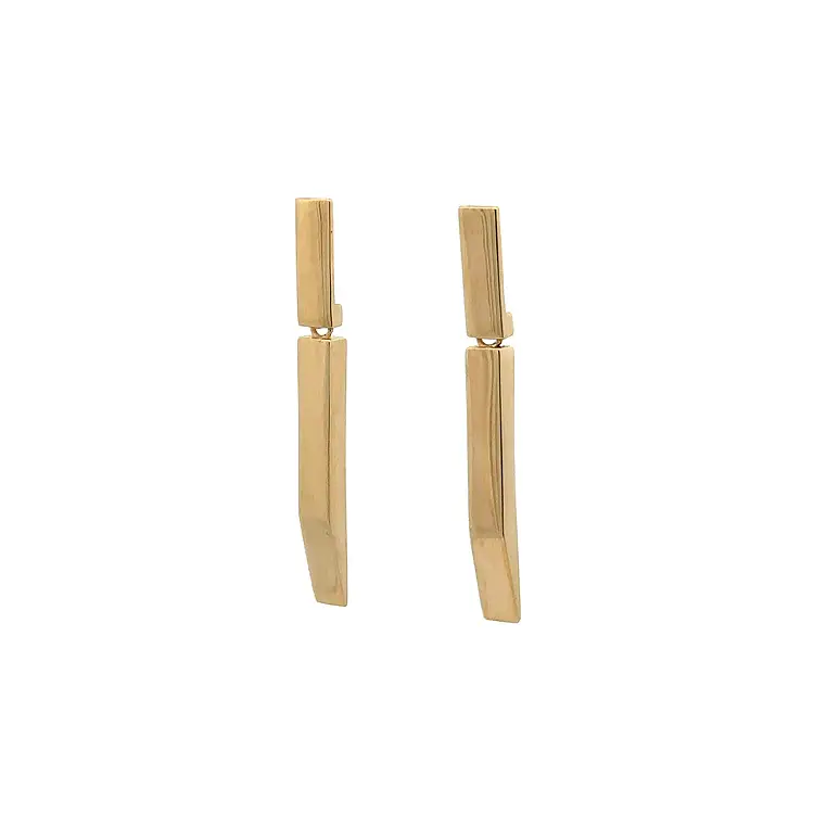 Золотые серьги-пусеты