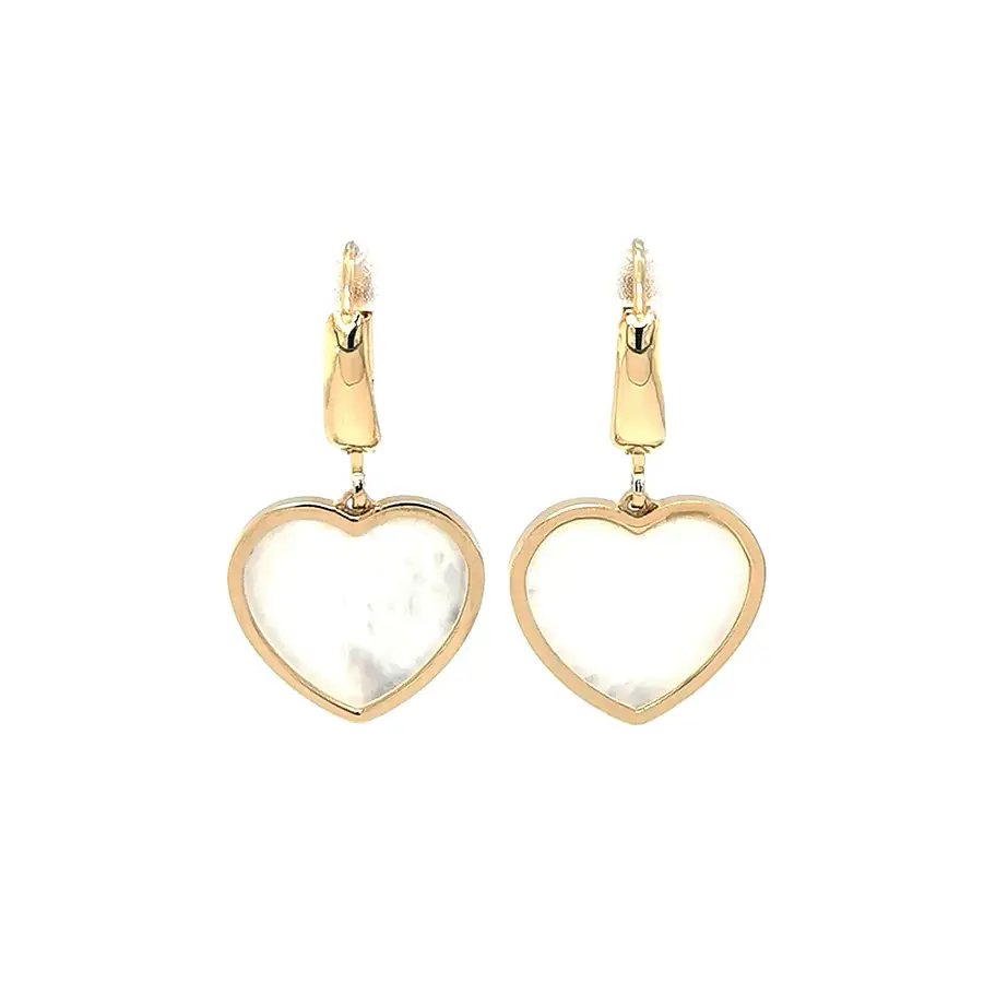 Золотые серьги с жемчугом